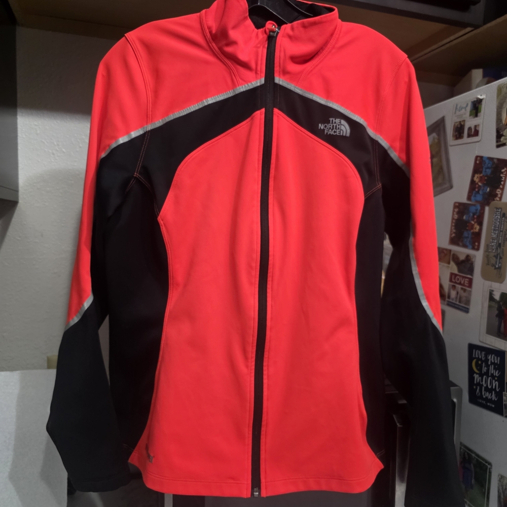 The North Face Women's Vibrant Red and Black Women Size Large